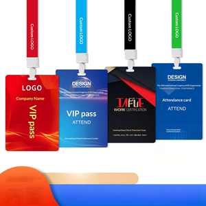 Customized Size Full Color Printed PVC Eco-friendly VIP Passes Gift Cards ID Badges Silk Screen/Digital Printing for Promotional