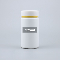 Vente en gros de flacons en plastique HDPE pour pilules, contenants pour capsules de vitamines, emballages pour compléments alimentaires et médicaments, à large ouverture