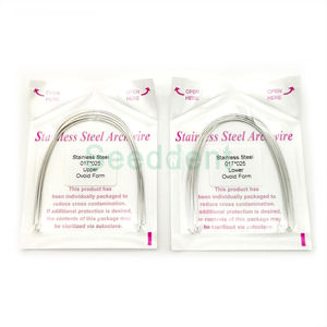 Filo ortodontico ortodontico dentale in acciaio inossidabile rotondo rettangolare - Product Image 6