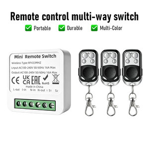 Télécommande universelle 4 boutons 433 MHz pour porte de garage, clonage, apprentissage fixe et code roulant - Product Image 4