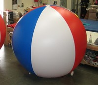 Ballon sphérique gonflable publicitaire rond de 2 m de diamètre, volant à l'hélium