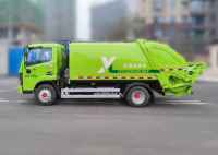 Camion compacteur de transfert de déchets Dongfeng 6 mètres carrés à positionnement élevé 4x2 Moteur Diesel EURO 5