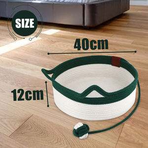 Grotte de lit pour chat mignon et doux de qualité supérieure avec jouet à balles - Product Image 6