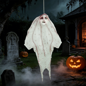 Nuevo Artículo 2026: Fantasma Colgante Animatrónico Personalizable para Decoraciones de Halloween, Accesorios Animatrónicos de Terror para Halloween - Product Image 4