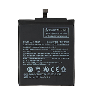 Batería Recargable de Repuesto Original OEM de 3030 mAh BN30 para Xiaomi <span class=keywords><strong>Redmi</strong></span> <span class=keywords><strong>4A</strong></span> para Teléfono Celular - Product Image 2