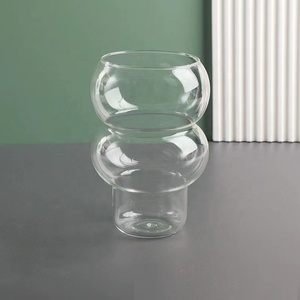 Độc đáo bầu hình dạng thiết kế thủy tinh cốc nước hộ gia đình trong suốt cà phê thủy tinh - Product Image 1