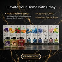 Diffuseur de parfum en verre personnalisé de luxe avec étiquette privée pour huiles essentielles, idéal pour l'aromathérapie à la maison ou à l'hôtel