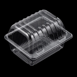 Tùy chỉnh rõ ràng Tiramisu Bánh hộp nhựa để đi hộp đựng thức ăn vuông vỏ sò hộp thực phẩm - Product Image 4