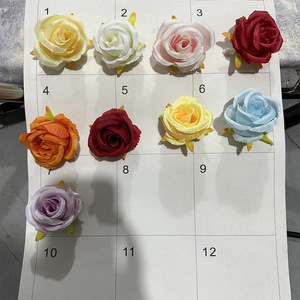 Yixuan Artificial Rose Head <b>Silk</b> <b>Flower</b> Wedding Home Decor Prop - Product Image 2