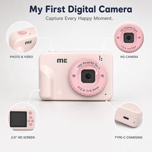 Appareil <span class=keywords><strong>photo</strong></span> numérique pour enfants <span class=keywords><strong>avec</strong></span> écran 2.0, enregistrement <span class=keywords><strong>photo</strong></span> et vidéo, rechargeable, type-C, objectif VGA, compact, cadeau - Product Image 5
