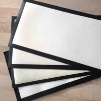 Accessoires de bar en tissu Tapis de sublimation antidérapants en caoutchouc nitrile pour améliorer les verres pour améliorer le décor de votre bar