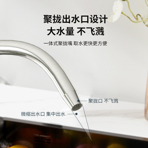 ก๊อกน้ำคอห่านสแตนเลสสำหรับเครื่องกรองน้ำอ่างล้างจานในครัวติดตั้งง่าย - Product Image 5