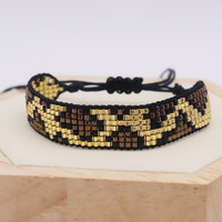 Design de mode bijoux faits à la main réglable Miyuki graine perlée léopard amitié bracelets pour femmes