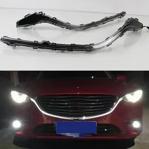 자동차 LED 그릴 빛 MAZDA6 Mazda6 mk5 2016 2017 2018 LED DRL 그릴 led 낮 실행 빛