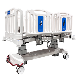 Équipement hospitalier de lit de soins intensifs pédiatrique électrique médical à 5 fonctions pour les soins intensifs des enfants - Product Image 2