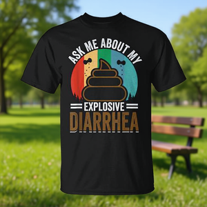 Camiseta 'Pídelo a Mí por Mi Diarrea Explosiva' para Personas con Problemas Digestivos - Product Image 3