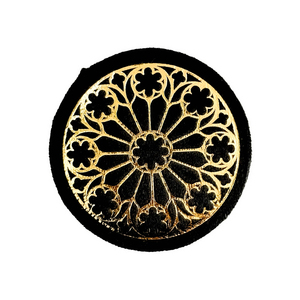 Luxury Gothic Window Couple <strong>Ring</strong> Earring <strong>Boxes</strong> Paper Custom Velvet Jewellery Packaging <strong>Engagement</strong> Wedding <strong>Ring</strong> Box with logo - Product Image 5
