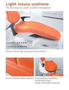 Fornitore di cina nuova attrezzatura dentale perfetta funzioni complete di sedia dentale elettrica - Product Image 6