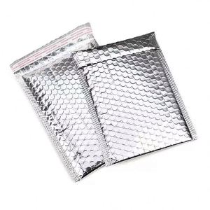 Sac d'emballage en film aluminium argenté, composite, antichoc, résistant aux chutes, anti-humidité, sac à bulles - Product Image 2