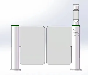 滑动门旋转栅门滑动栅门安全门禁滑动旋转栅门厂家直销机场