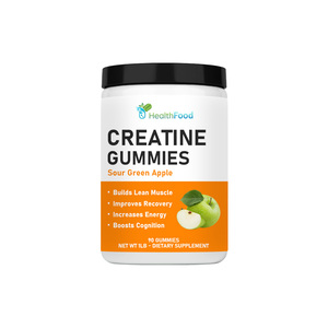 Private Labels Sour Green Apple Flavor Build Lean Muscle Improve Recovery Creatine Monohydrate Gummy Creatine Gummies - Product Image 1