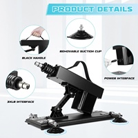 Máquina Sexual Automática, Juguete Sexual, Vibrador con Dildo de Empuje Vaginal y Anal para Hombres y Mujeres, Masturbador con Dispositivo de Amor Sexual 3XLR