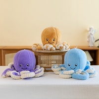 Boneka Gurita Bawah Air CHIQUE Berbagai Ukuran Pilihan Warna-warni Hadiah Ulang Tahun Hewan Laut