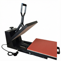 Presse à chaud à plat 38x38cm, nouvelle machine manuelle à pousser/tirer pour l'impression par sublimation sur T-shirts, sacs et coques de téléphone