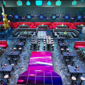 Canapé d'angle carré avec chaise longue, mobilier de bar lounge pour <span class=keywords><strong>karaoké</strong></span>, boîte de nuit, bar à domicile moderne, écologique, pour salle de sport et extérieur - Product Image 4