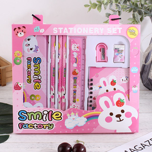 Wholesale Cute Kawaii Six-Piece Stationery Set <strong>Unicorn</strong> <strong>Pencil</strong> Products for Students for School Birthday Gift for Children