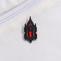 Nouvelle église magique dur émail broche gothique mystérieuse maison lanterne métal Badge broche sac à dos vêtements bijoux épinglette cadeau
