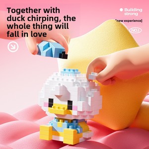 Phim hoạt hình mới tương thích vi hạt nhựa nhân vật hoạt hình khối xây dựng công chúa búp bê dễ thương - Product Image 4