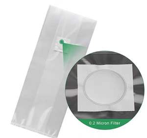 Support d'angle de stérilisation à haute pression 50 sacs anti-déchirure fort filtre 0.2 microns sac de croissance de champignons respirant - Product Image 6