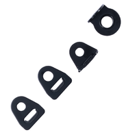 Ceinture de sécurité de voiture à 3 points, plaque d'ancrage métallique, sangle de fixation, partie fixe de la ceinture de sécurité