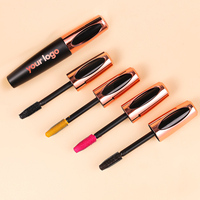 Mascara en fibres de soie 4D à étiquette privée, imperméable, volumisant, recourbant, longue tenue, maquillage pour les yeux, fabricant de cosmétiques
