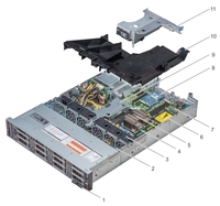 En stock Grossiste Dell PowerEdge R540 2U Serveur en rack pour boîtier d'ordinateurs