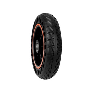 Pièces de trottinette électrique KuKirin S1 Max : moyeu de roue avant avec pneu plein antidérapant, résistant à l'usure et amortissant - Product Image 5