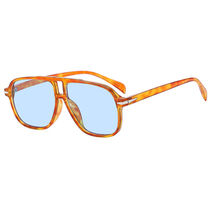 New Customized <b>Large</b> <b>Frame</b> Sunglasses Fashionable Retro Men's Sunshade Sunglasses Uv400 - Product Image 3