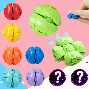Set di Sfere Articolate Trasformabili Stampate in 3D, Puzzle Multicolore Antistress, Giocattolo Sensoriale Portatile Tascabile - Product Image 4