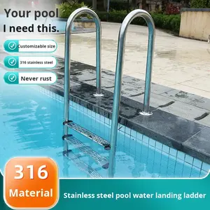 <span class=keywords><strong>Echelle</strong></span> de <span class=keywords><strong>piscine</strong></span> universelle Z-Step en acier inoxydable Accessoire pour piscines <span class=keywords><strong>hors</strong></span> <span class=keywords><strong>sol</strong></span> - Product Image 2