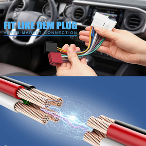 मोटर वाहन ऑडियो वायरिंग हार्नेस कैन्बस बॉक्स एडाप्टर 40पिन 20पिन 16पिन आईएसओ प्लग पी संगत एंड्रॉइड कार स्टीरियो - Product Image 5