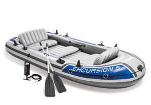 <span class=keywords><strong>Bateau</strong></span> gonflable <span class=keywords><strong>INTEX</strong></span> 68325 Drifter pour cinq personnes, écologique, résistant à l'usure, pliable et léger, pour kayak et rafting - Product Image 2