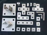 Profilés en C galvanisés sur mesure 41x41 ou 41x21, rails rainurés Unistrut pour conduites électriques, système de montage solaire