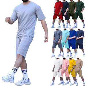 Pantalones Cortos Deportivos Unisex JAC22 DK6147, Cintura Elástica, Transpirables, para Fitness, Verano, Diseño 2 en 1 - Product Image 1