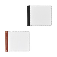 Carnet de voyage, agenda, portefeuille en cuir et toile, petit format, vierge, pour sublimation et impression par transfert thermique, DIY