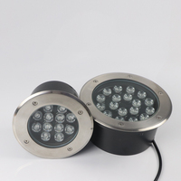 IP67 évalué 12W 18W 24W 36W LED escalier souterrain 3000K RGB lumière avec corps de lampe en aluminium pour jardin paysage utilisation extérieure