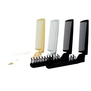 <span class=keywords><strong>Pettine</strong></span> per Barba in Plastica Pieghevole con Clip, per Rasatura e Acconciatura, per Uso Professionale e Domestico - Product Image 3