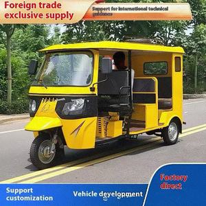 Triciclo a Motore a Benzina con Retromarcia, Taxi Motorizzato Chiuso con 9 Posti - Product Image 2