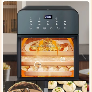 Freidora de aire digital eléctrica 12L-25, horno con control de pantalla táctil, 8 presets, <span class=keywords><strong>tostadora</strong></span> multifunción para uso doméstico en RV, hecha de plástico - Product Image 3