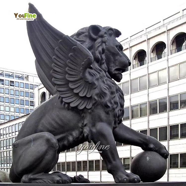 手作りのエレガンス：ユニークなペガサスのブロンズ彫刻デザインで